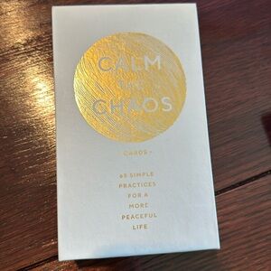 Calm the Chaos cards from Anthropologie. New but opened.
